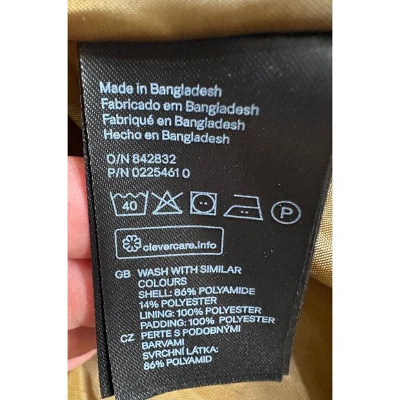 H&M Mens 38R Navy Blue Puffer Vest With Front Pockets & Zipper Closure Gorpcore - Picture 10 of 10